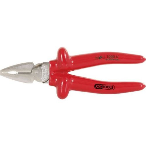 KS Tools Szigetelt egyetemes fogó, mártott nyél 1000V 185 mm