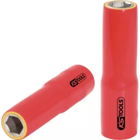   KS Tools Szigetelt dugókulcs, hosszú, 1/2",6 szög, 1000V 8 mm L=94 mm