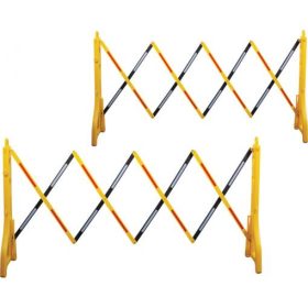   KS Tools Összecsukható kerítés (ollózár) klt. Műanyag 2 részes 240-2500 mm