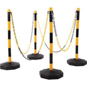 KS Tools Elzáróoszlop-készlet lánccal 13 részes