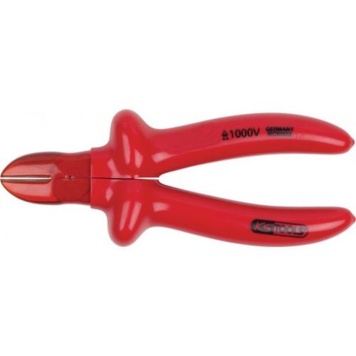 KS Tools Szigetelt kábelvágó olló, mártott nyél 1000V 180 mm