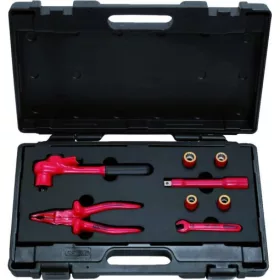   KS Tools Szigetelt szerszámkészlet, Műanyag kofferben 8 részes 1000V