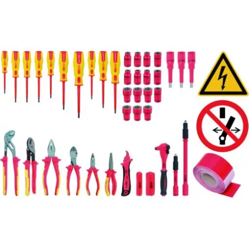 KS Tools Szigetelt szerszámkészlet, kofferben 43 részes 1000V