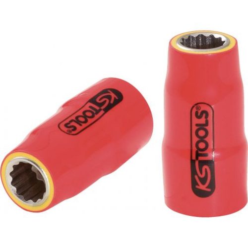KS Tools Szigetelt dugókulcs, 3/8", 1000V 22 mm, 12 szög