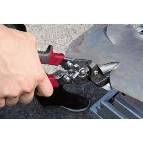 KS Tools Lemezvágó olló, áttételes 260 mm, max.:1,0/1,5mm, jobbos