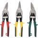 KS Tools Lemezvágó olló készlet, áttételes 3 részes, 250mm 0,7/1,2mm, jobbos-balos-egyenes