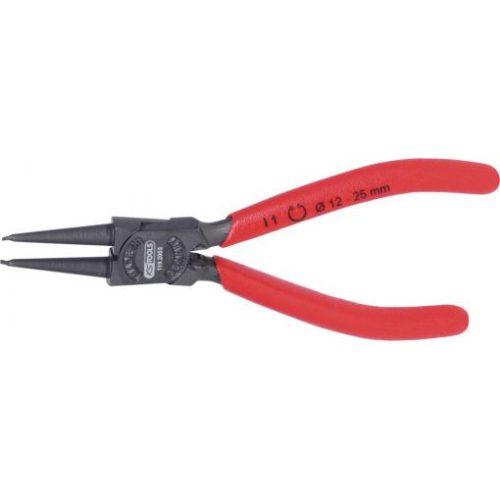 KS Tools Seegergyűrű fogó BE, barnított fej, gumi nyél J 1 135 mm, 12- 25 mm