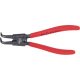 KS Tools Seegergyűrű fogó KH 90°-os, gumi nyél A21 165 mm, 19- 60 mm, barnított fej