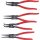 KS Tools Seegergyűrű fogó készlet K-B/E-H papír dobozban 4 részes, 40-100mm