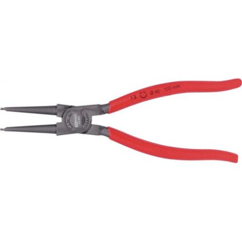 KS Tools Seegergyűrű fogó BE, barnított fej, gumi nyél J 3 230 mm, 40-100 mm