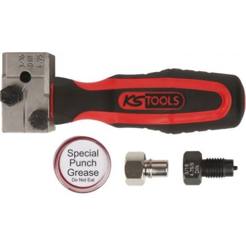 KS Tools Univerzális fékcső-peremező készlet 4 részes FLAREFIXeco 4,75 mm