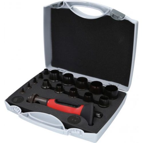 KS Tools Tömítéskivágó készlet, cserélhető fejjel 15+1 részes, 3-30mm