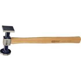   KS Tools Karosszéria kalapács kerek / szögletes 40/28x28 mm, recézett