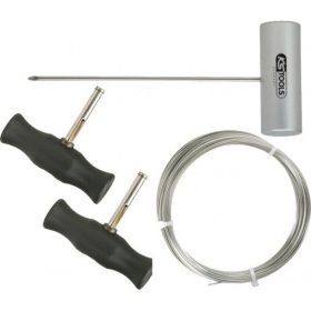   KS Tools SzélVédő kivágó készlet 3 részes, négyzet acéldróttal