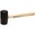 KS Tools Gumi kalapács, fa nyél, fekete 67 mm, 0,31 kg