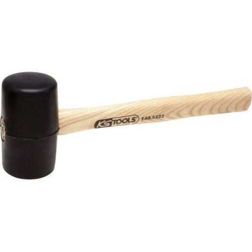 KS Tools Gumi kalapács, fa nyél, fekete 67 mm, 0,31 kg