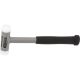 KS Tools Visszacsapásmentes kalapács ( sörétes ) nylon fej 30 mm, 0,48 kg, gumi nyél