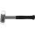 KS Tools Visszacsapásmentes kalapács ( sörétes ) nylon fej 40 mm, 0,85 kg, gumi nyél
