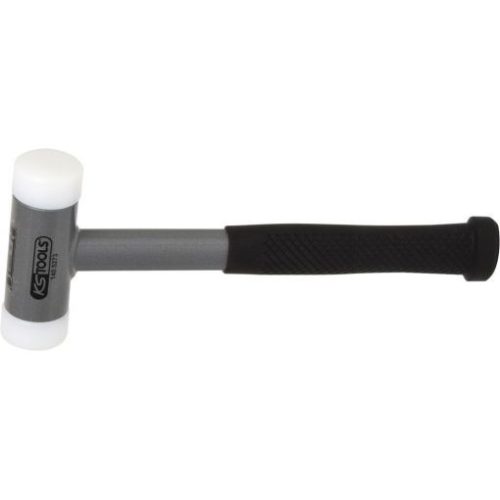 KS Tools Visszacsapásmentes kalapács ( sörétes ) nylon fej 40 mm, 0,85 kg, gumi nyél