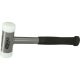 KS Tools Visszacsapásmentes kalapács ( sörétes ) nylon fej 45 mm, 0,99 kg, gumi nyél