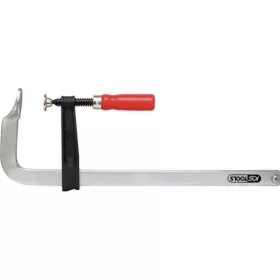 KS Tools Gyorscsavarszorító, acél, fa nyél 120 x  400 mm