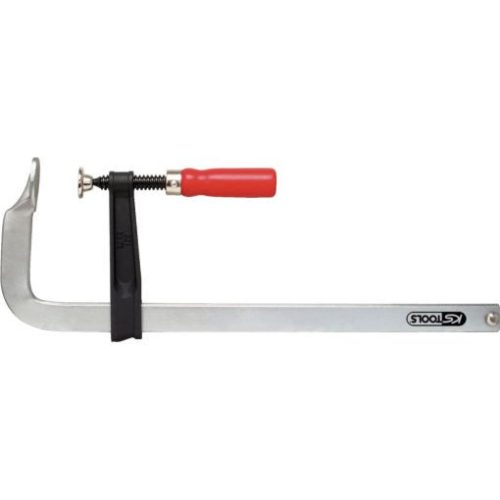 KS Tools Gyorscsavarszorító, acél, fa nyél 120 x  400 mm