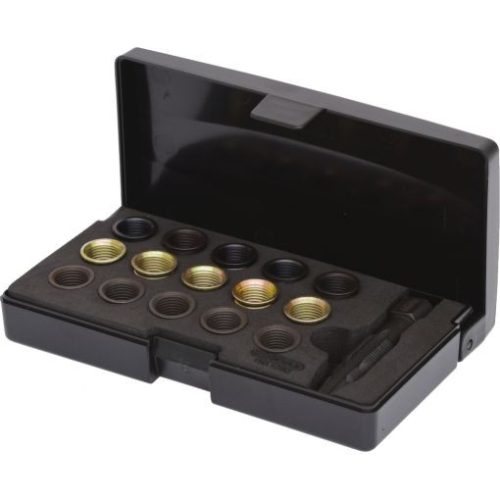 KS Tools Gyújtógyertya mentjavító készlet 16 részes, M14x1,25/M16x1,25
