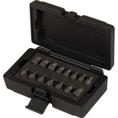 KS Tools Sérült fejű csavar kiszedő készlet 15 részes,  3-14mm  SW13