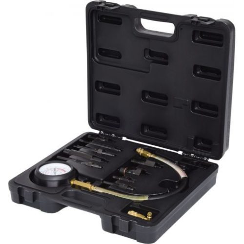 KS Tools Kompresszió méro készlet, analóg Diesel motorokhoz,  0-70 bar