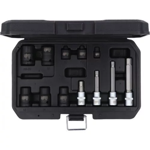 KS Tools Féknyereg dugókulcs-Rátűzőkulcs készlet 12 részes 5-lapú