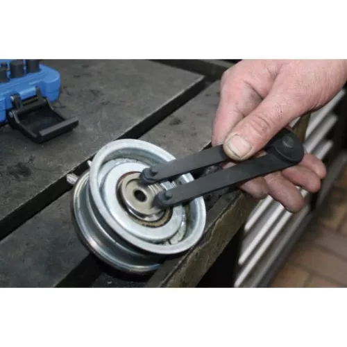 KS Tools Körmöskulcs készlet állítható, csere csapokkal 19 részes  csapok:2,37/2,9/4,87/5,91/6,87/7,92/ 9,87/11,9