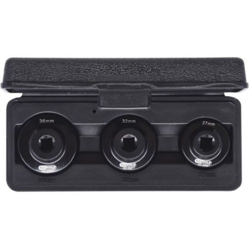 KS Tools Olajszűrő leszedő dugókulcs készlet 3 részes, 3/8", 27,32,36mm, 6 sarkos
