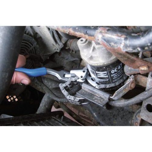 KS Tools Olajszűrő leszedő fogó, láncos, nyeles átméro 130 mm