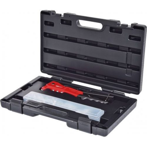 KS Tools Kézi szegecshúzó fogó készlet+ 200 db alu szegecs 2,4-4,8mm alu/acél