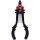 KS Tools Karos szegecshúzó fogó 2,4-6,4mm alu/2,4-4,8mm acél