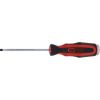 KS Tools Csavarhúzó lapos, kétk.nyél, fém üthető vég, HEX 140x 7,0x 1,2  üthető