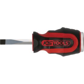   KS Tools Marokcsavarhúzó, lapos, kétkomponensű nyél, üthető 38x 6,0x 1,1