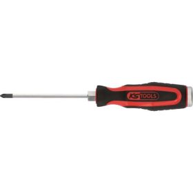   KS Tools Csavarhúzó kereszthornyos, PZ, kétk.nyél, HEX PZ 0 x  60  üthető