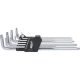KS Tools TORX BO IPR kulcs készlet, hosszú ( 5 szög, TS ) TS10-50 BO  9 részes összecsukható tartó Méretek:TB10-15-20-25-27-30-40-45-50