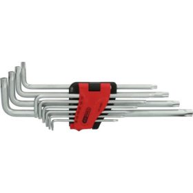  KS Tools TORX BO IPR kulcs készlet, hosszú ( 5 szög, TS ) TS 8-50 BO 10 részes összecsukható tartó Méretek:TB8-10-15-20-25-27-30-40-45-50