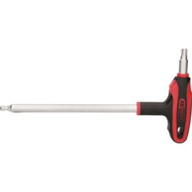   KS Tools TORX kulcs gömbvégű, T-nyelű, kétvégu TX  6 x 125