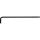 KS Tools Hatszögkulcs extra hosszú, gömbvégű, barnított 12x262 mm