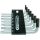 KS Tools TORX BO kulcs készlet, rövid, krómozott TX10-40 BO  7 részes müanyag tartó Méretek:TX10-15-20-25-27-30-40