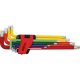 KS Tools Sokszögkulcs készlet, XZN, hoszzú, színkódolt M 4-18,  9 részes