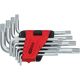 KS Tools RIBE kulcs készlet, hajlított, rövid M 4-18  9 részes Méretek:M4-5-6-8-10-12-14-16-18