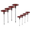 KS Tools TORX BO kulcs készlet, T-nyelű, 2 végu TX 9-40  8 részes Méretek:TX9-10-15-20-25-27-30-40