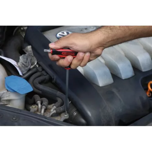 KS Tools TORX BO kulcs készlet, T-nyelű, 2 végu TX 9-40  8 részes Méretek:TX9-10-15-20-25-27-30-40