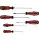 KS Tools Csavarhúzó készlet, lapos + PZ, kétkomponensű nyél 6 részes 4FL+2PZ