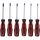 KS Tools TORX csavarhúzó készlet, Műanyag nyelű, ERGOTORQUE TX 10-40 6 részes