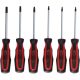 KS Tools TORX csavarhúzó készlet, Műanyag nyelű, ERGOTORQUE TX 10-40 6 részes